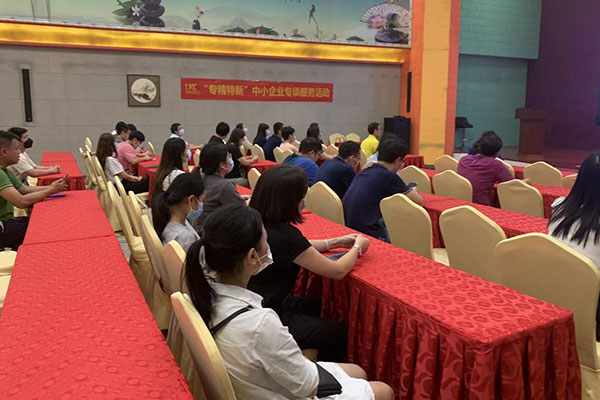 美高梅集团4688am助力“专精特新”惠企政策宣讲会（丽城。。。。。。